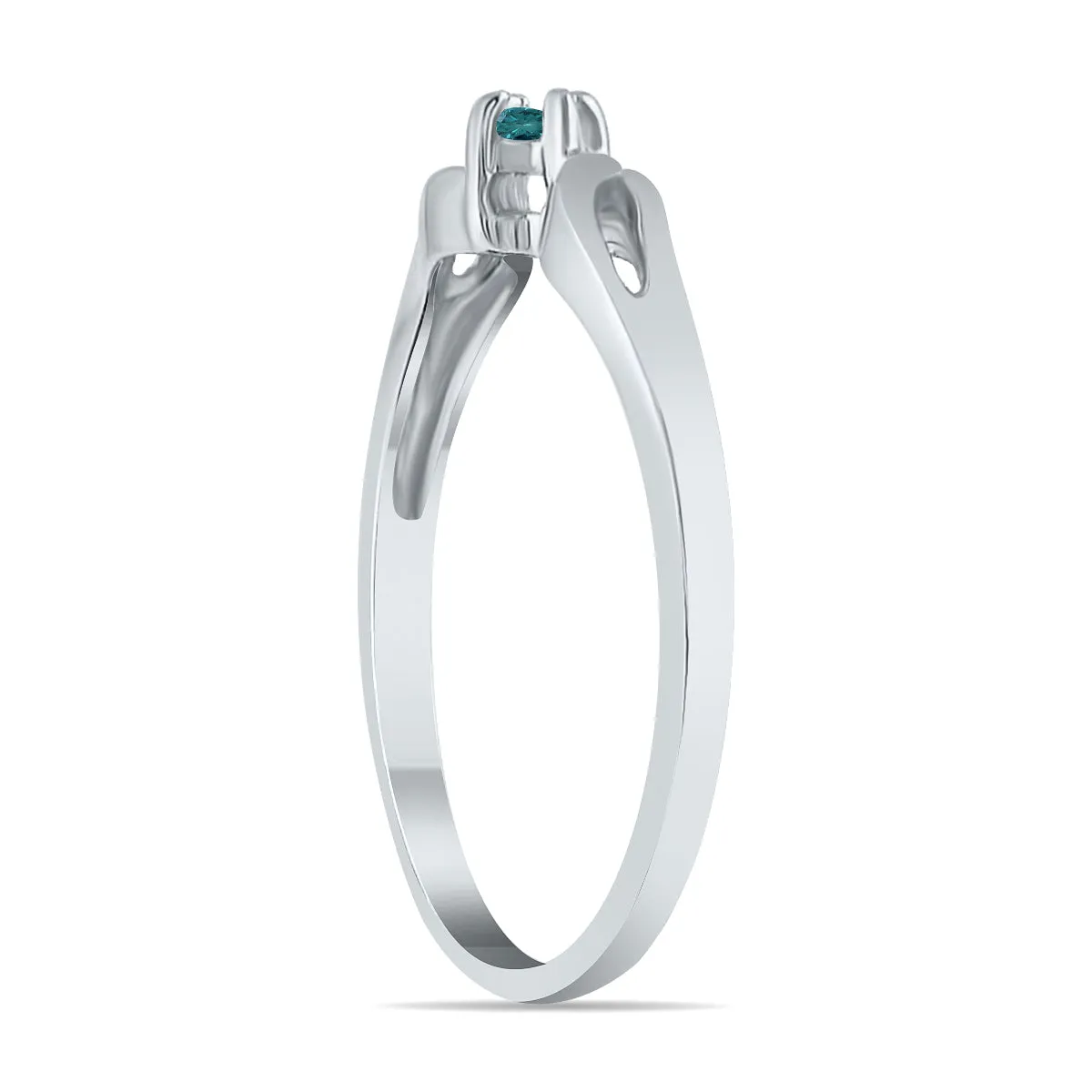 .05 Carat Tw Diamond Promise Ring In 10K White Gold