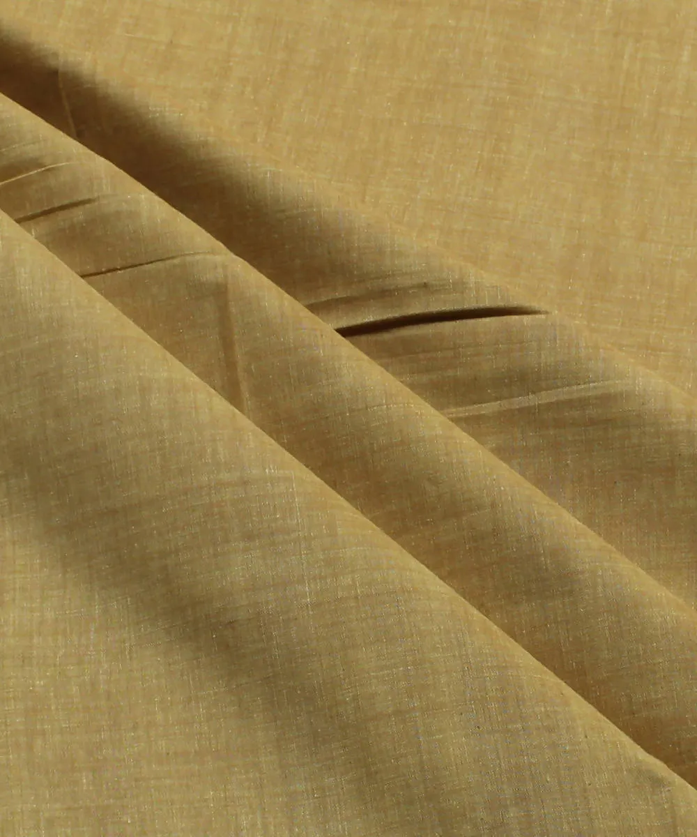 0.6m Beige brown mangalgiri handwoven fabric