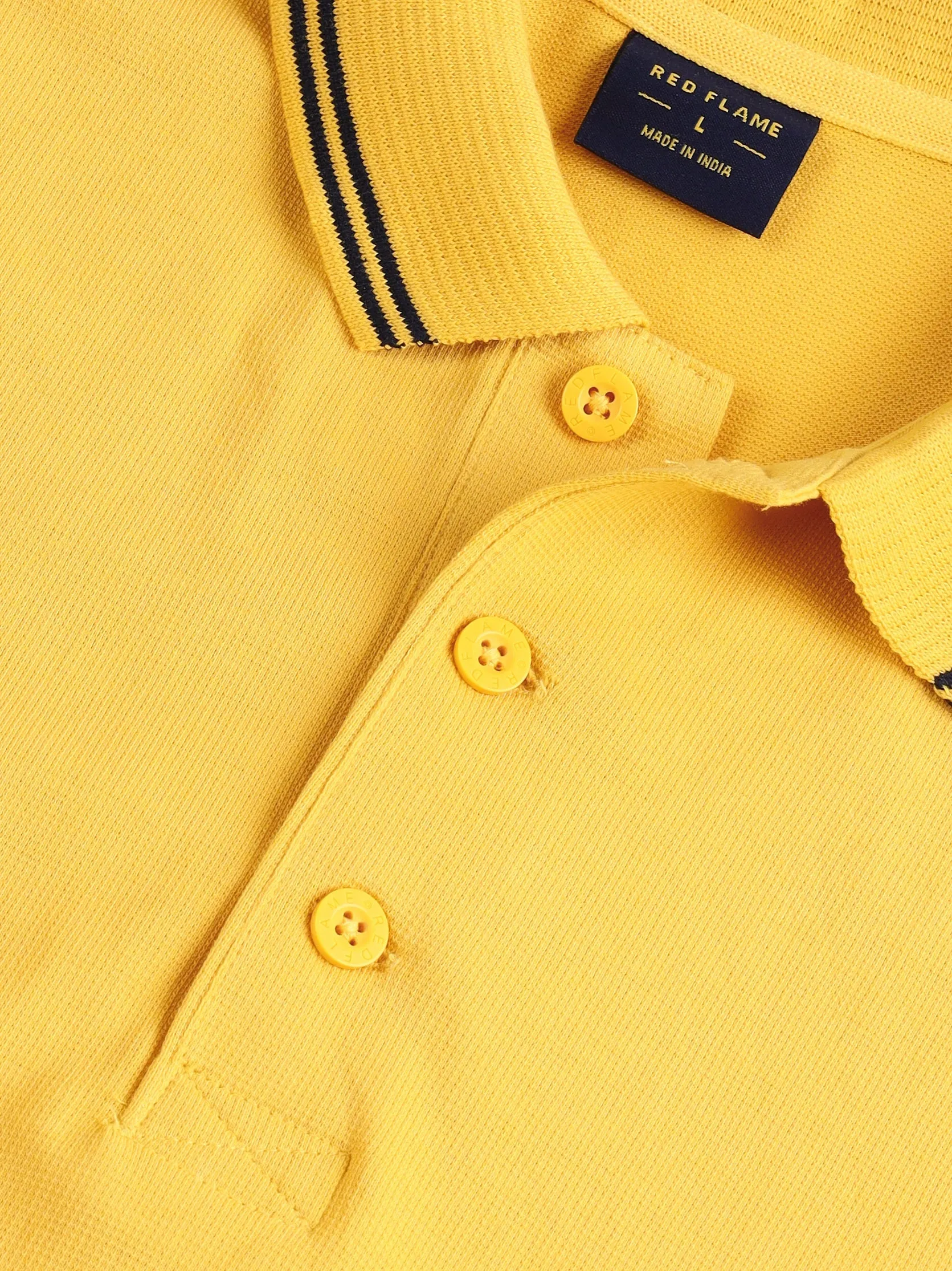 100% Cotton Waffle Polo