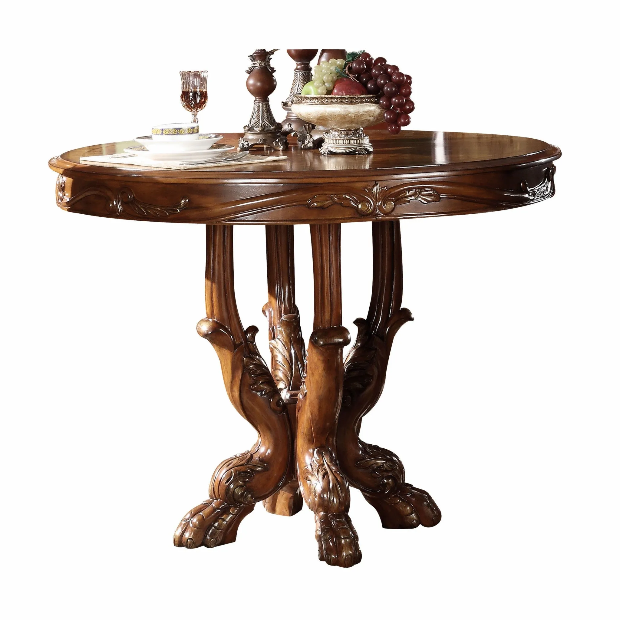 48 Brown Solid Wood Dining Table