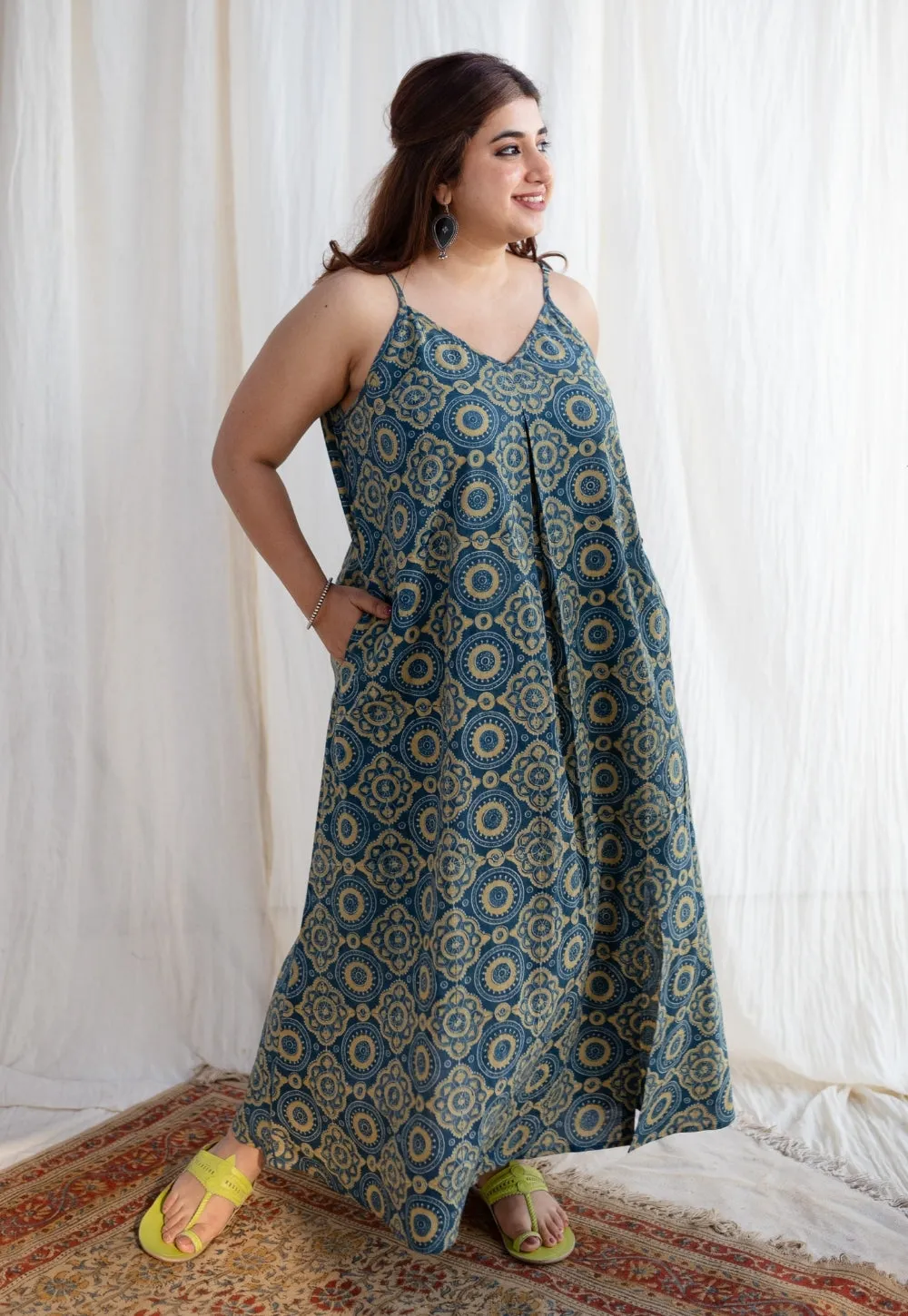 Amani Ajrakh Cotton Dress