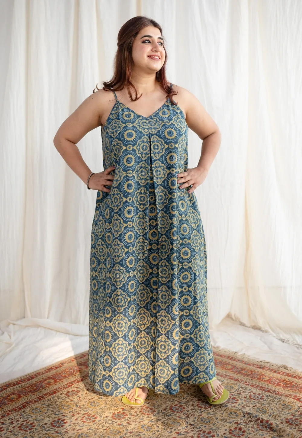 Amani Ajrakh Cotton Dress