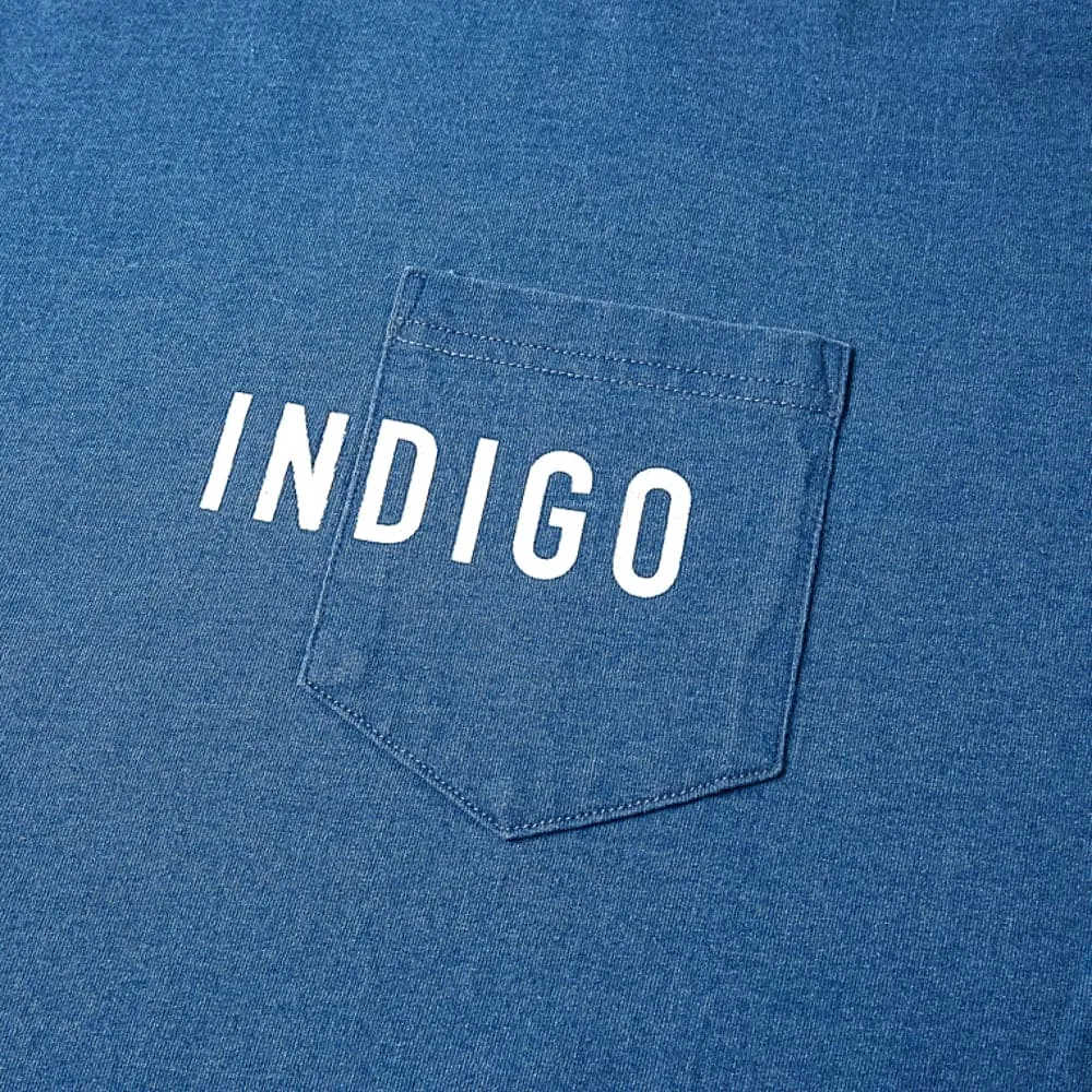 A[S]USL INDIGO LONG TEE-LIGHT BLUE