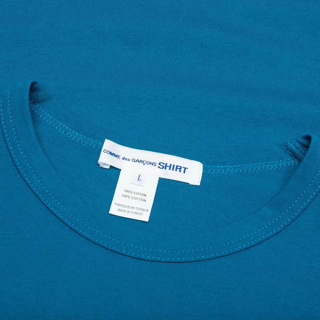 Back Logo L/S Tee - Blue