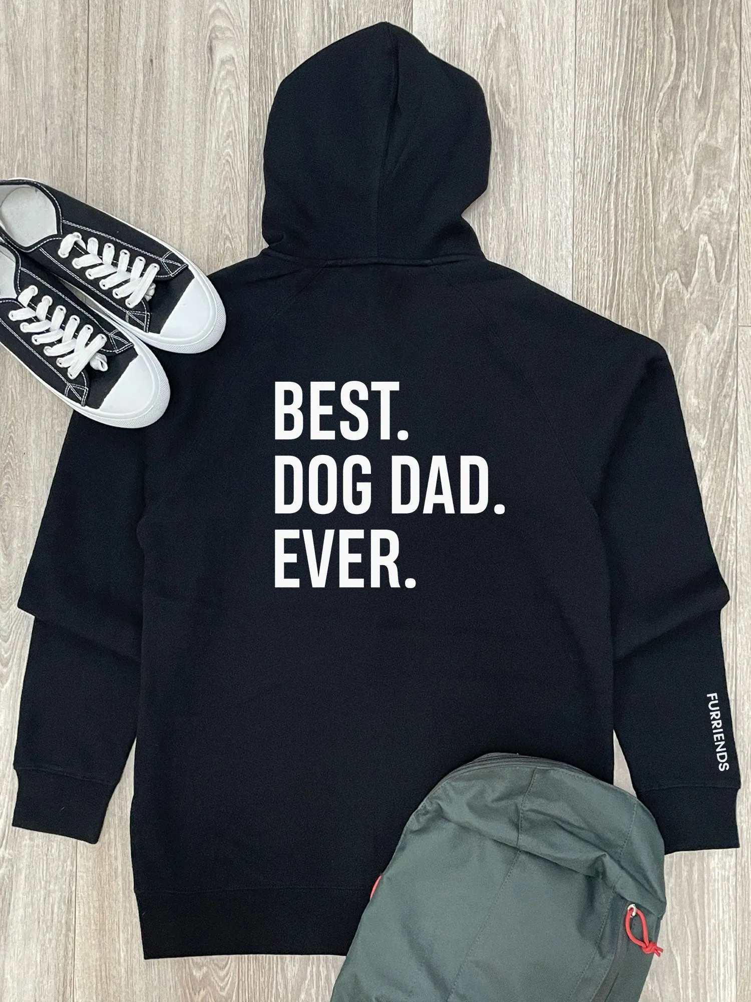 Best. Dog Dad. Ever. Zip Front Hoodie