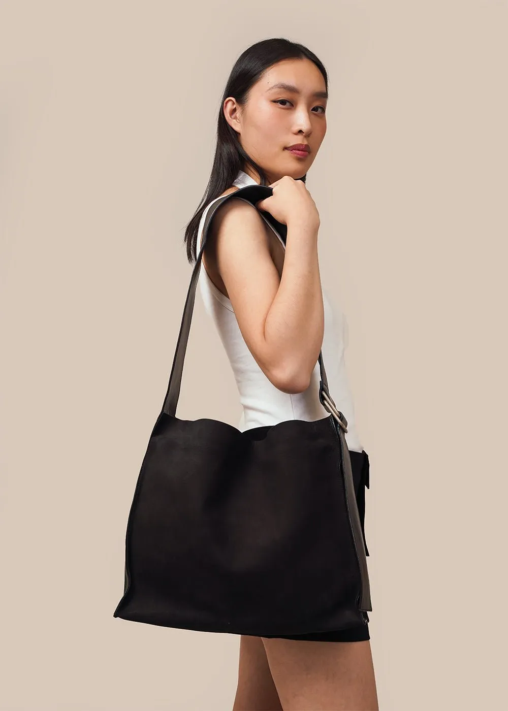 Black Ring Detail Bag