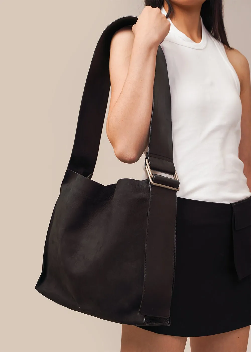 Black Ring Detail Bag