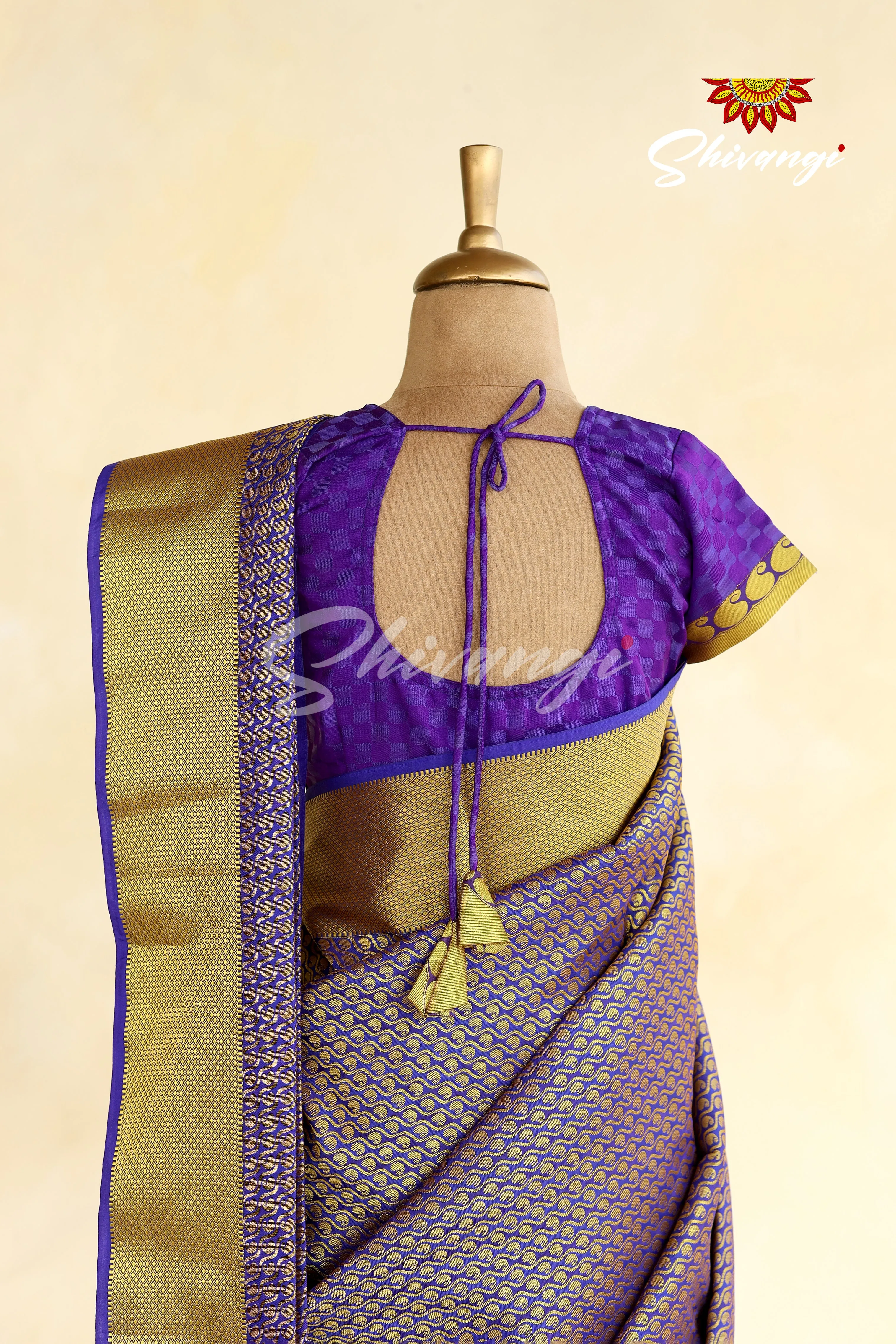 Blue Art Silk Half Saree | Langa Lavani For Girls!!!