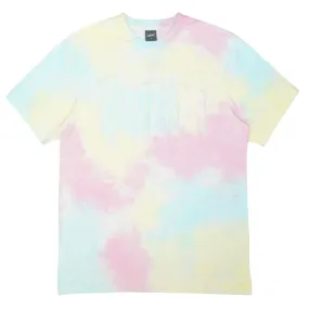 Blue Chee$e Tie Dye Tee (Pink/Yllw/Blu) /D18