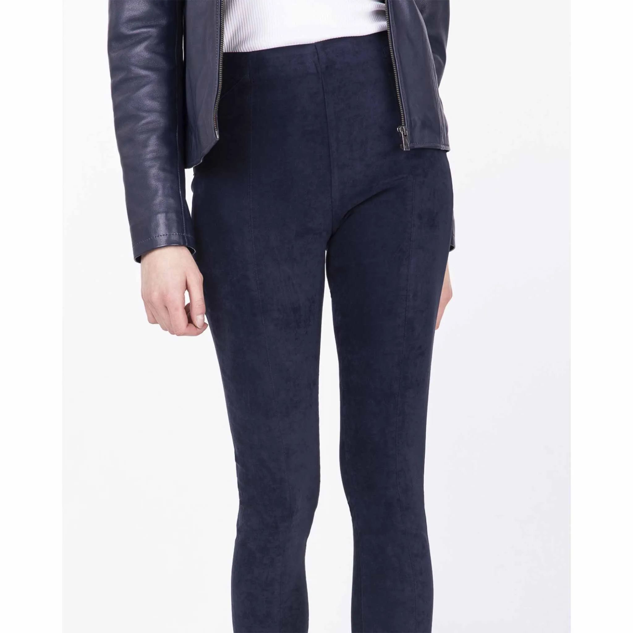 Bluefire Broek Donna Vegan Suede Marine