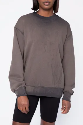 Brooklyn Crew Sweatshirt in Graphite Mix