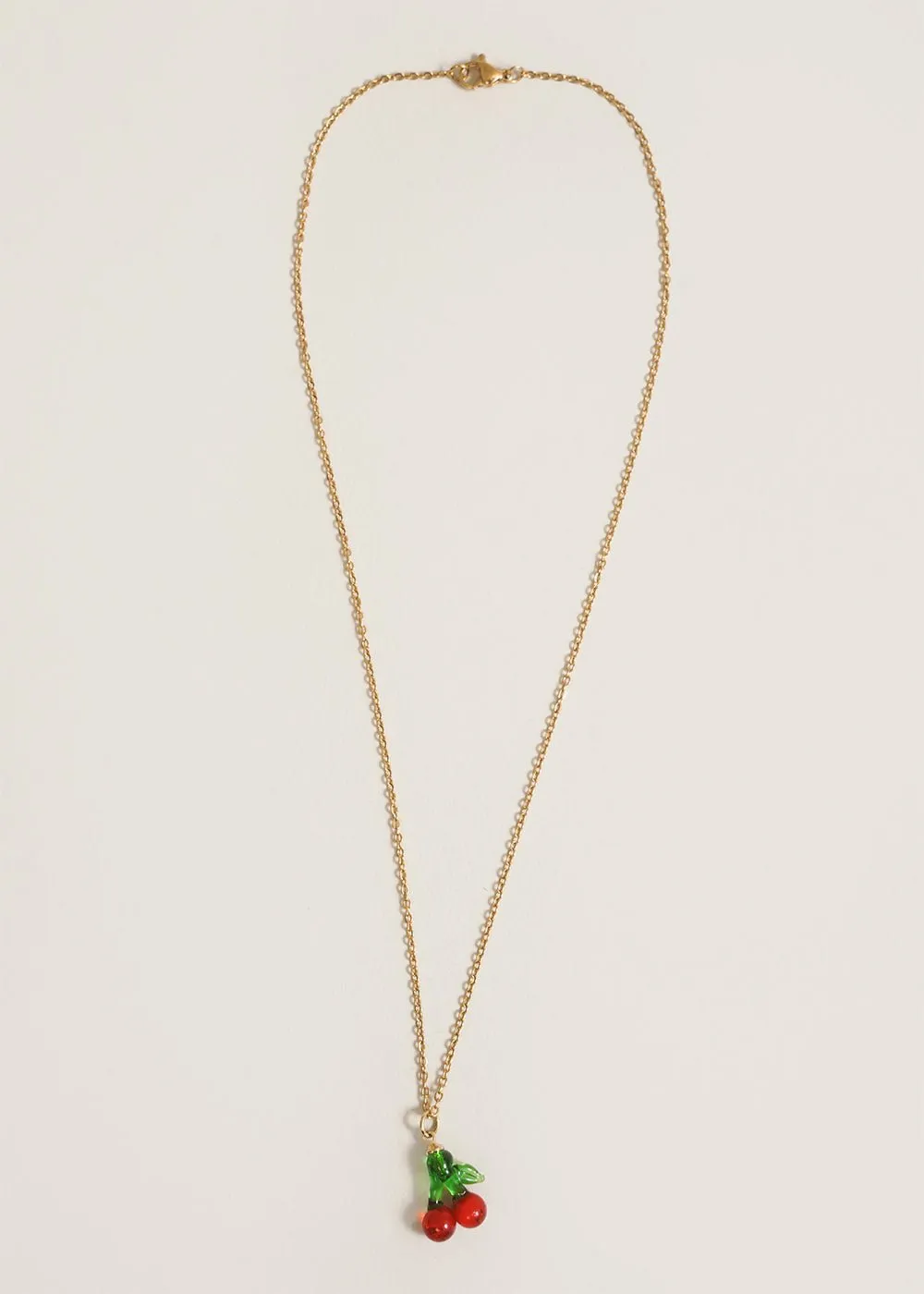 Cherry Simple Chain Necklace