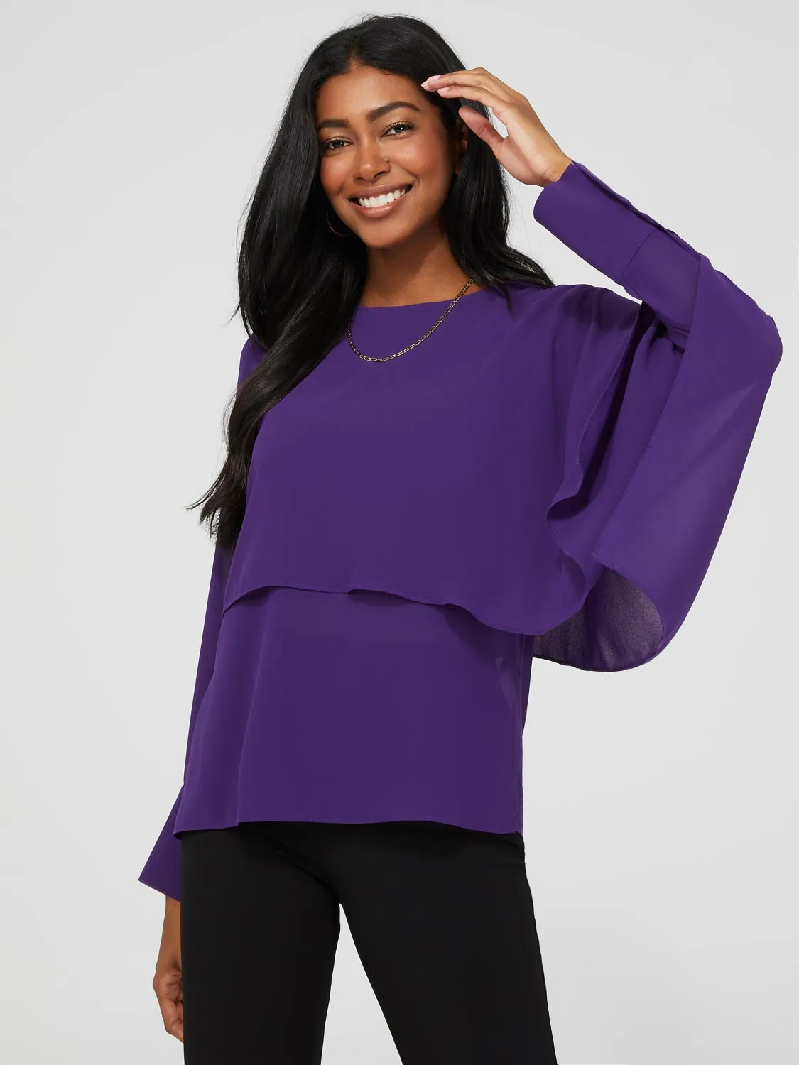 Chiffon Layered Blouse