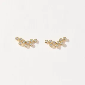 Cloud Stud | Gold