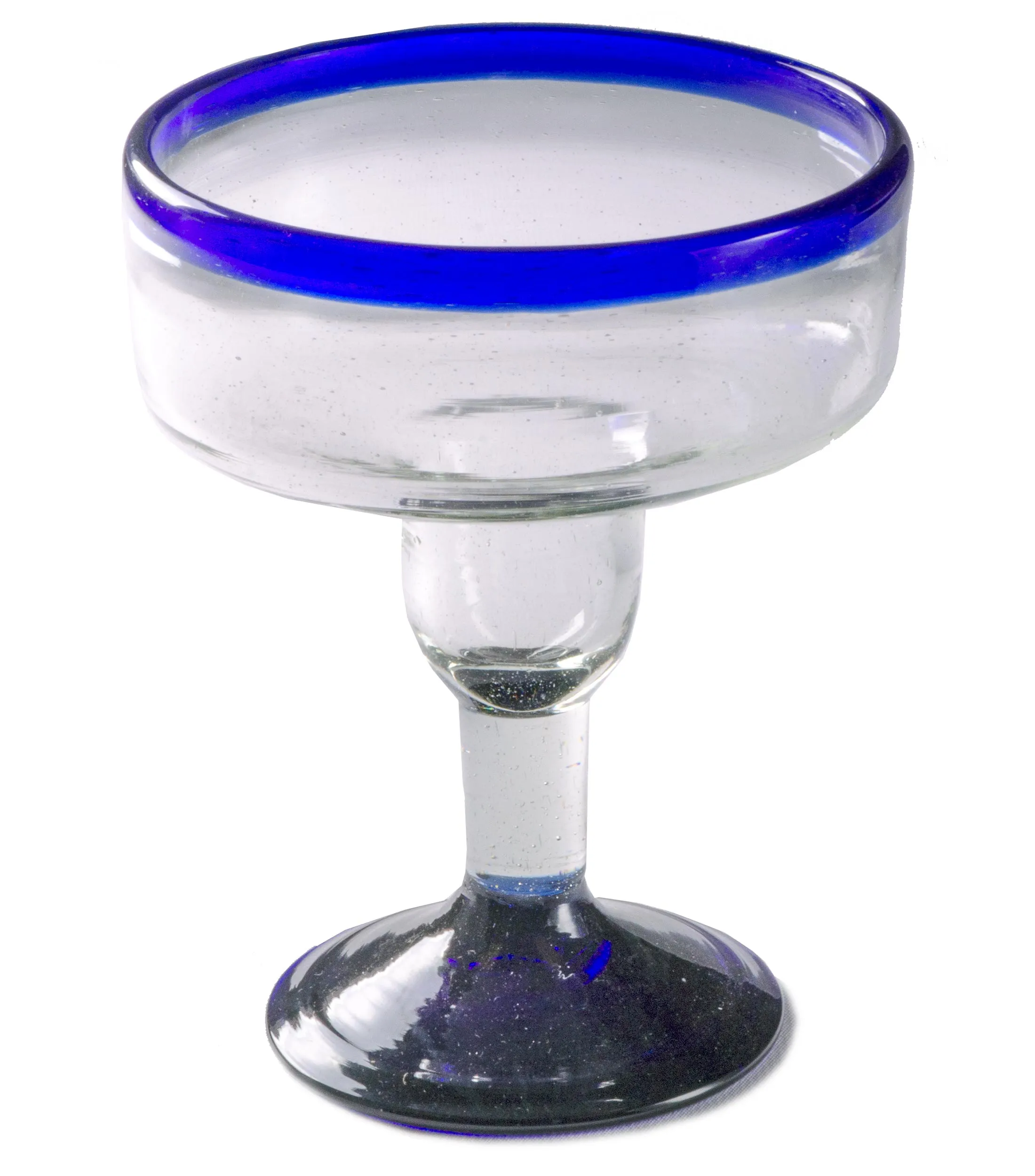 Cobalt Blue Rim Coupette Margarita - 12 oz - Set of 4