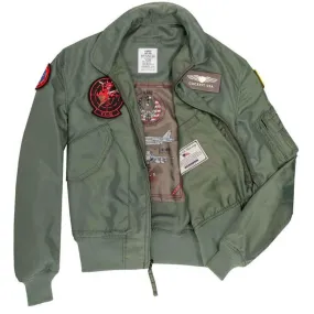 Cockpit USA Mens Movie Heroes Top Gun Nylon Flight Jacket