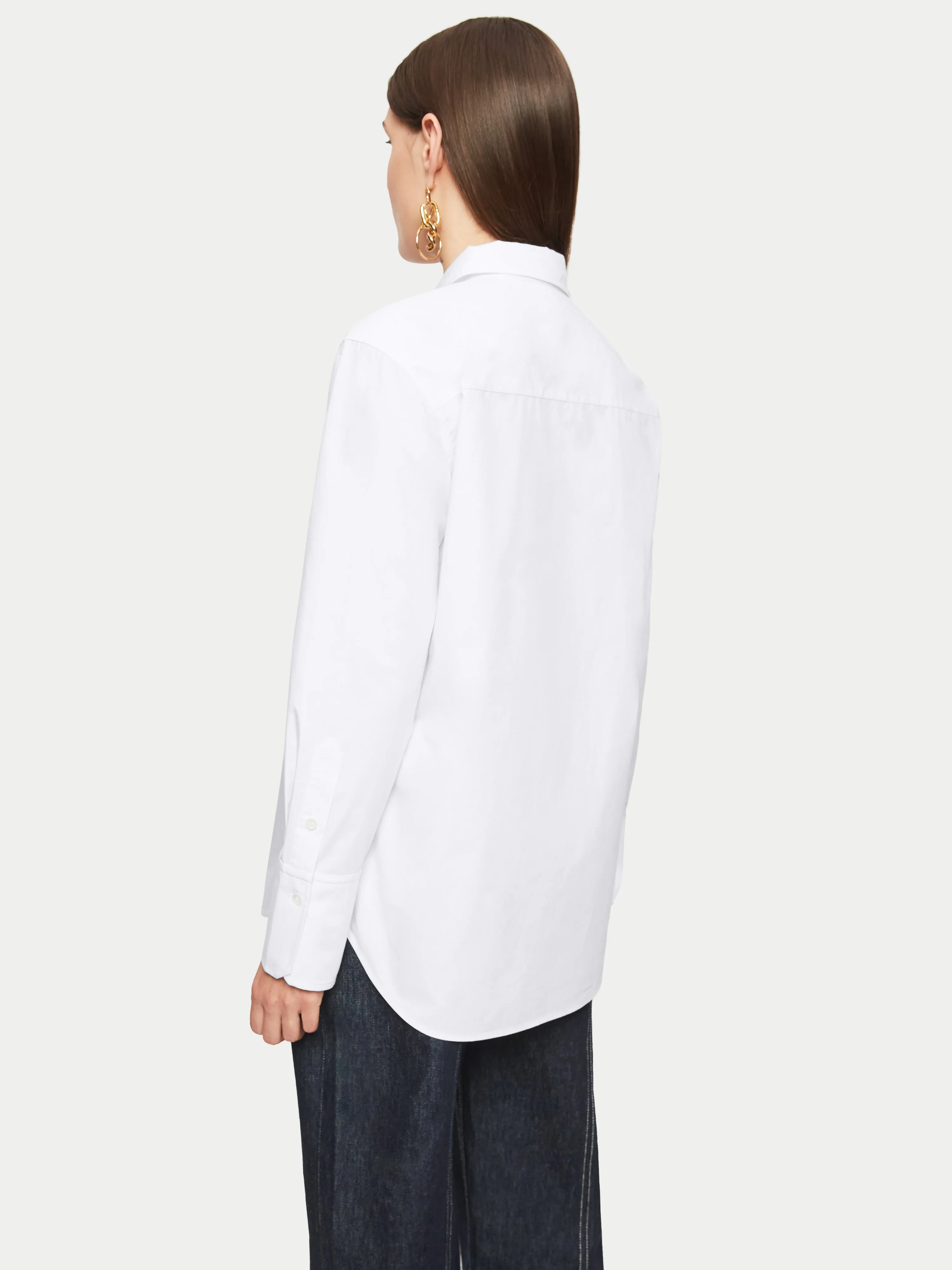 Cotton Relaxed Shirt | White