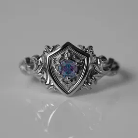 Custom Shield Ring  1572.00