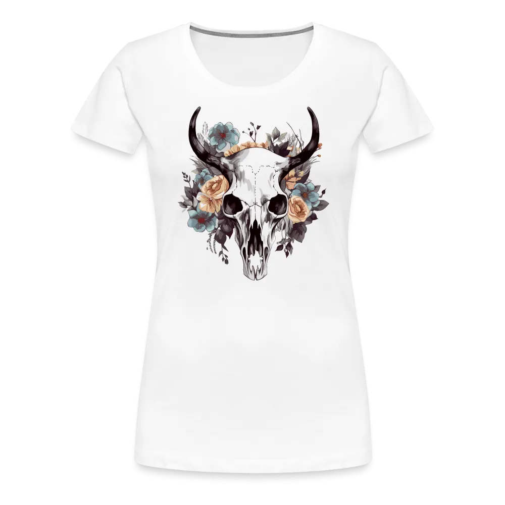 Damen T-Shirt mit Totenkopf Motiv "Boho Skull"