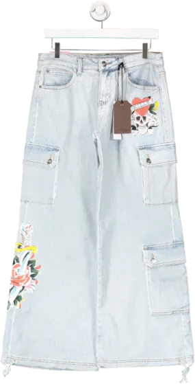 Ed Hardy Blue Love-kills Cargo Jean UK S