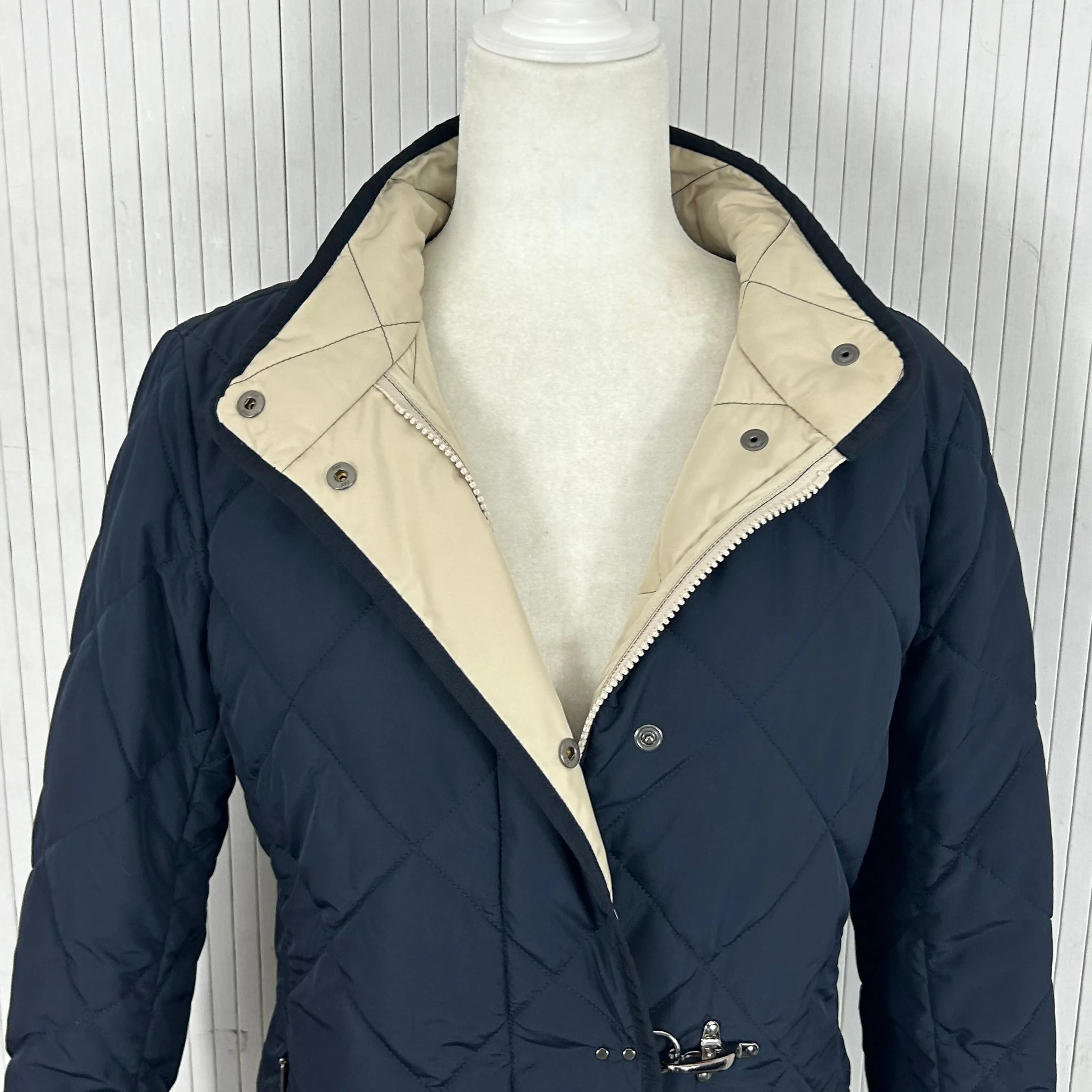 Fay Brand New Navy Quilted Lightweight Jacket M