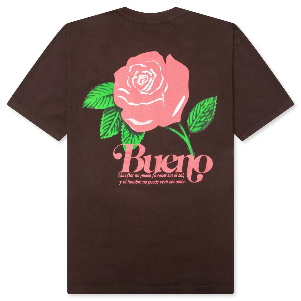 Flower Love S/S Tee - Chocolate