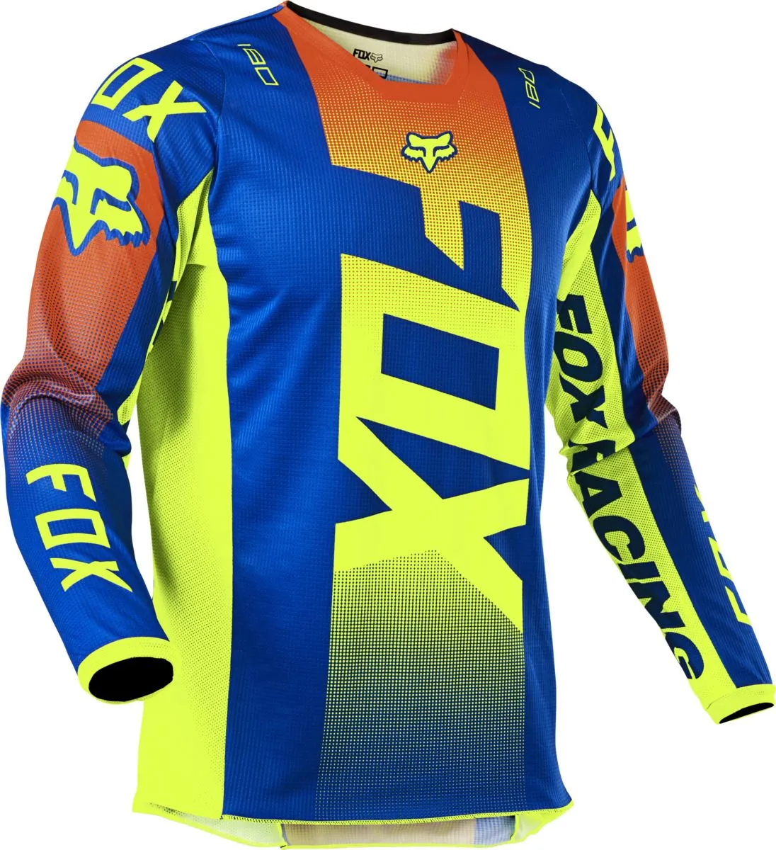 Fox Youth 180 Oktiv Jersey Blue