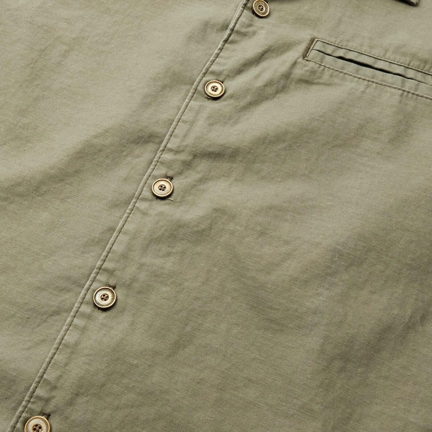 Freenote Cloth - Cayucos Short Sleeve Green