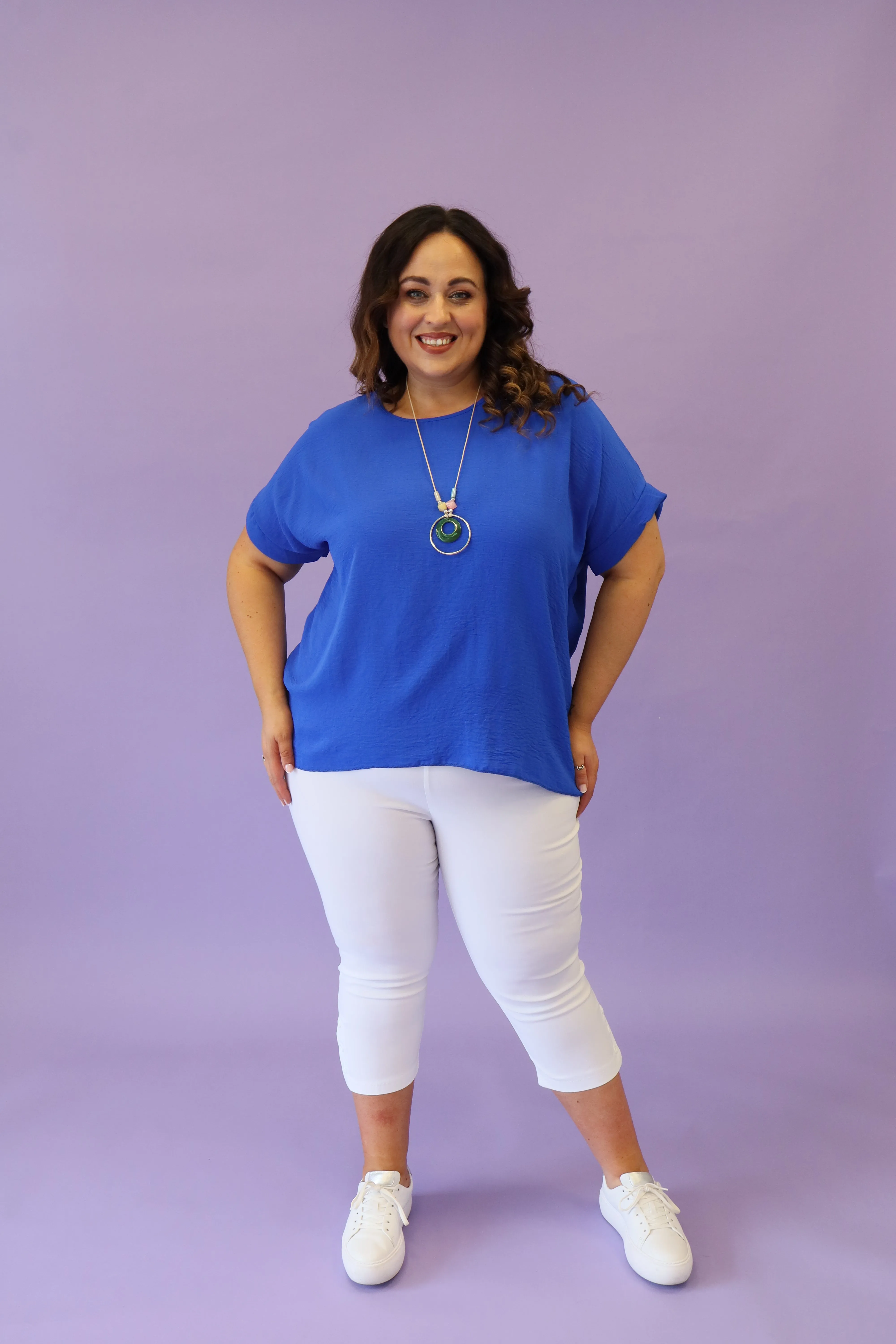 Freya Blouse in Royal Blue