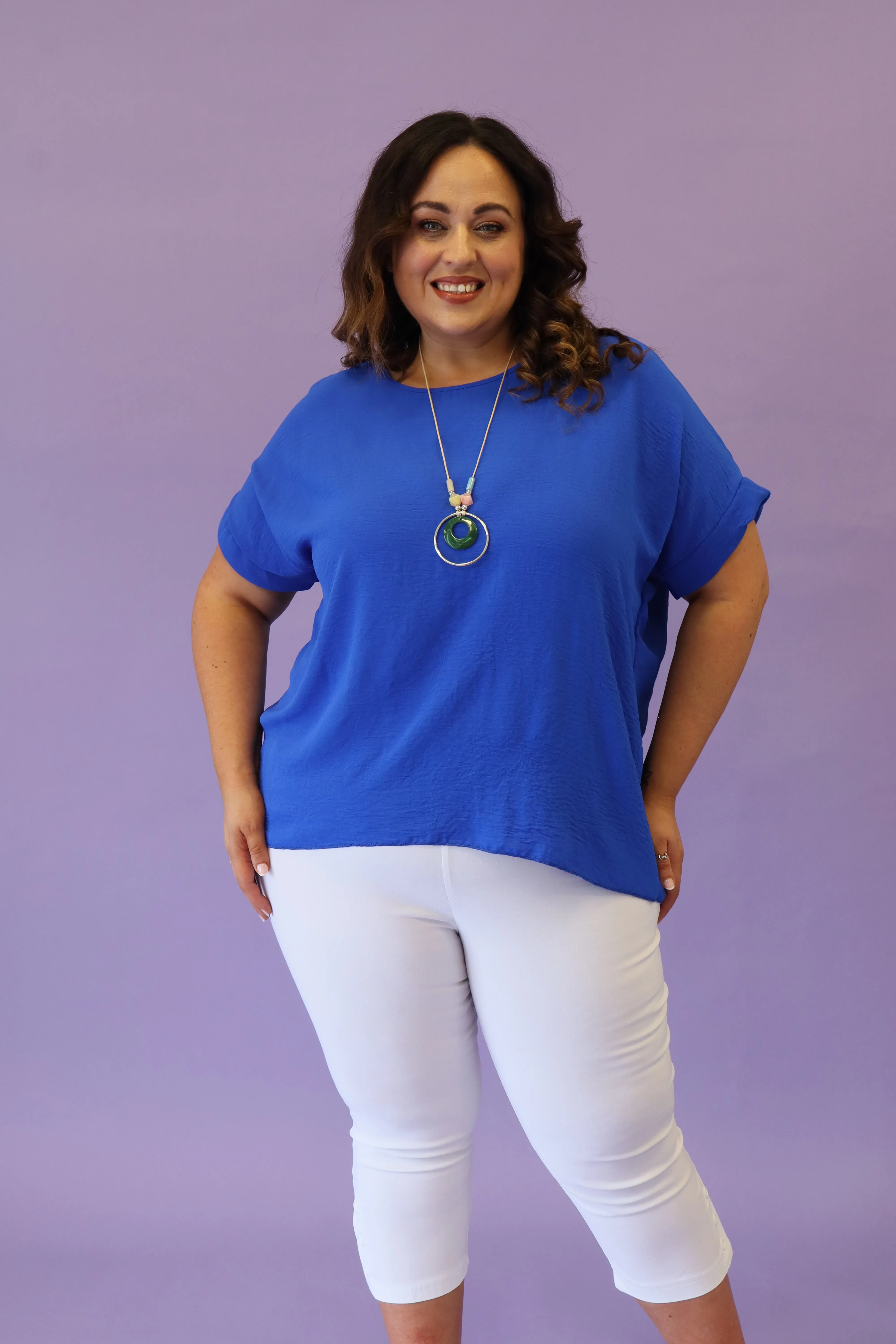 Freya Blouse in Royal Blue