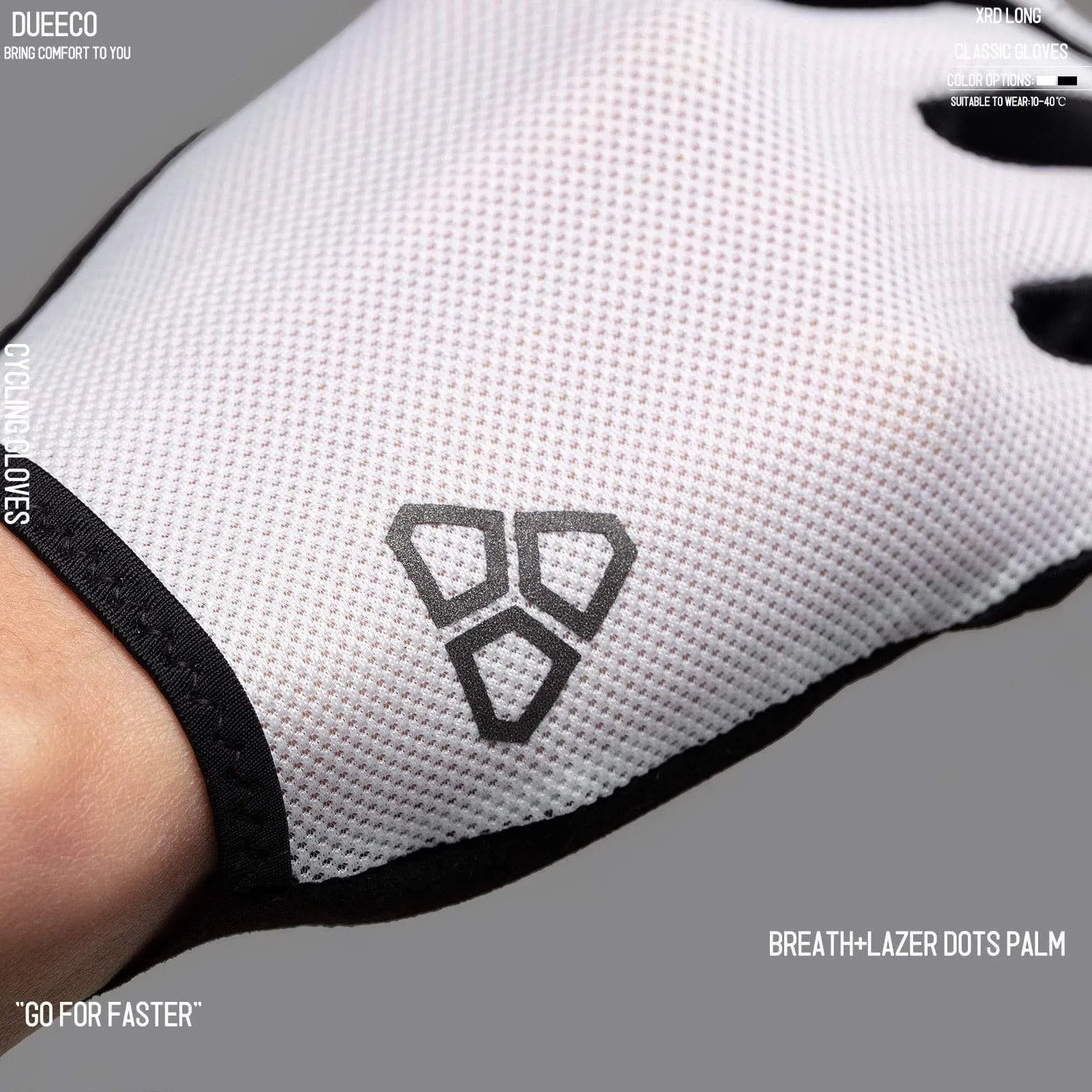 Full Finger Bicycle Gloves MTB MX Gloves XRD Pad Shock Absorbing Non-Slip Touch Screen Design For Men And Women