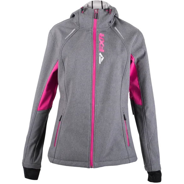 FXR Pulse 2019 Softshell Jacket Heather Fuchsia