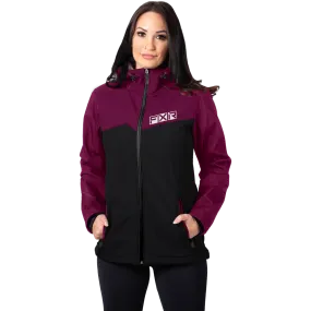 FXR Women's Pulse Softshell Black/Berry