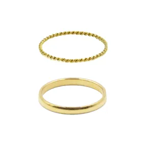 Ginni Collection - Gold Ring Set