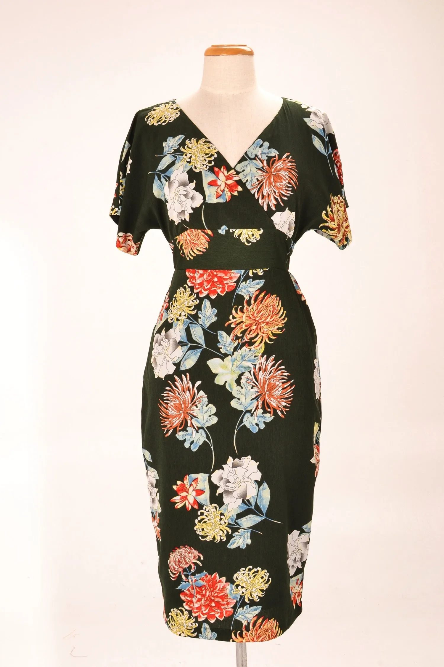 Jill Green Floral Dress