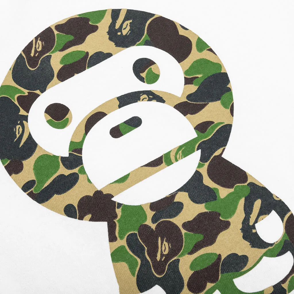 Kids Abc Camo Baby Milo Tee - White