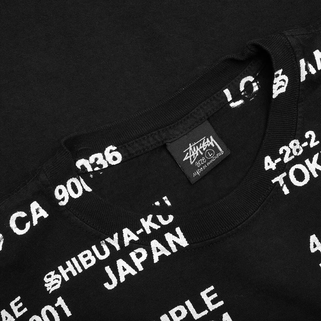 Locations Pigment Dyed Tee - Black