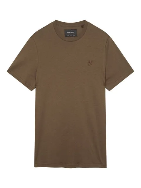 Lyle & Scott Tonal Eagle T-Shirt/Olive - CORE SS24