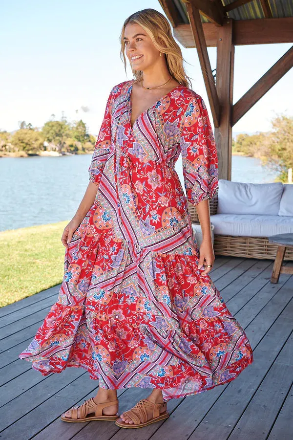 Mariana Maxi Dress Rosalee Print