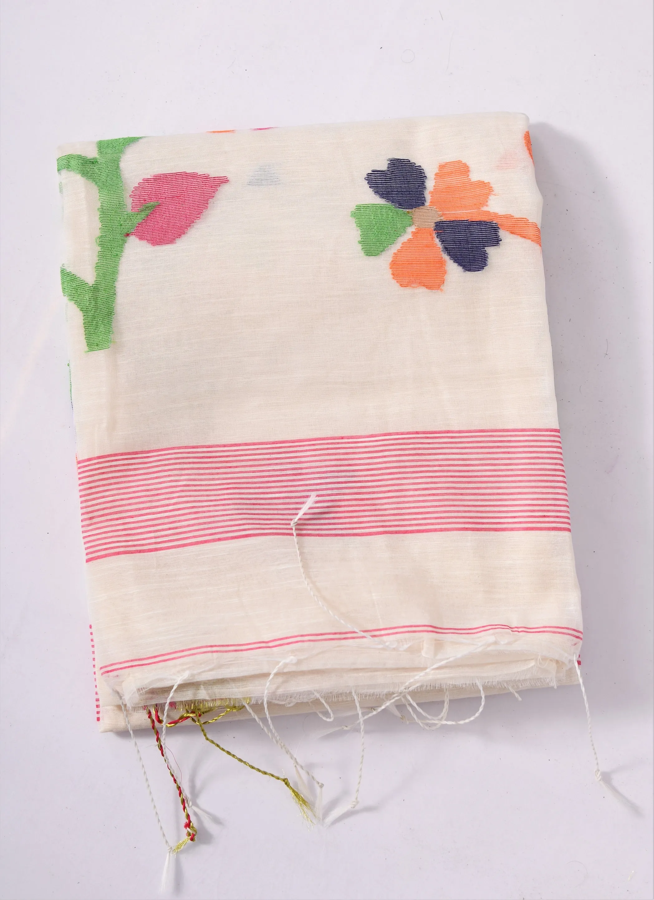 Matka Muslin saree