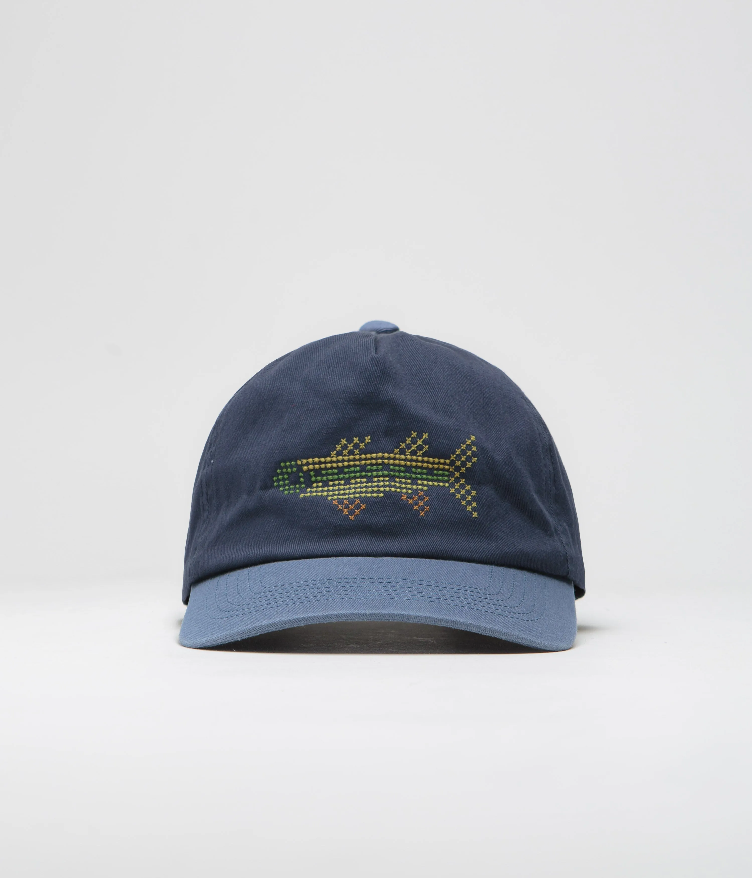 Mollusk Fish Stitch Cap - Two Tone Blue