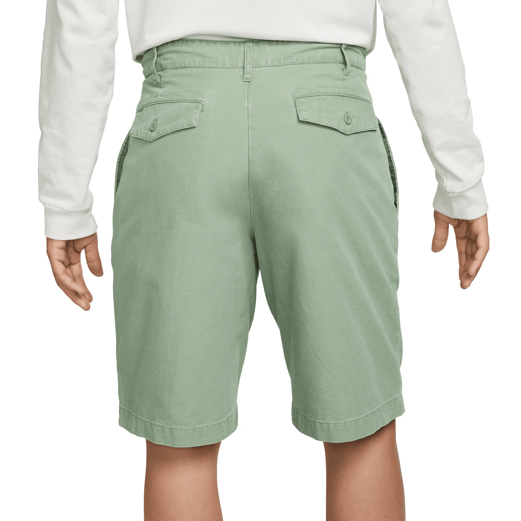 Nike Life Pleated Chino Short Oil Green/White DX0643-386