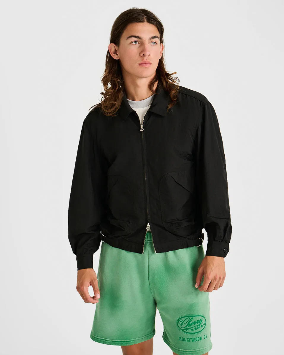 Nylon Running Jacket (Black)