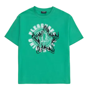 Pleasures University Heavy Weight SS Tee - Green