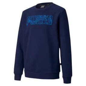 Puma children's crewneck sweatshirt KA Crew FL B 583235 06 blue