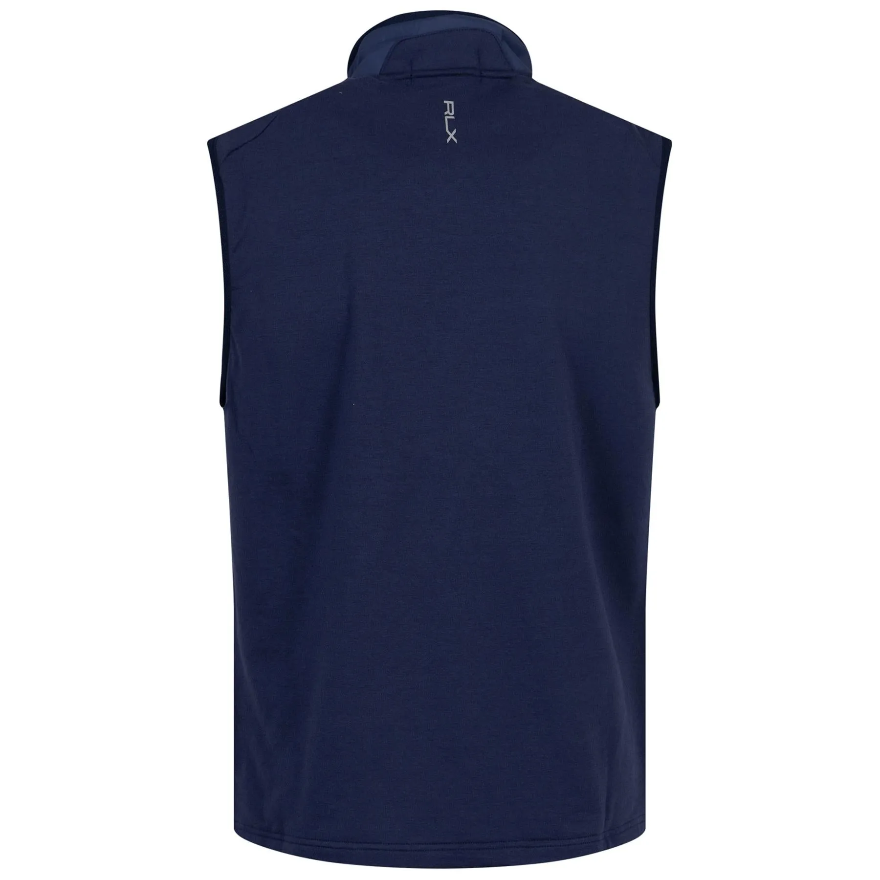 RLX Classic Fit Full Zip Cool Wool Hybrid Gilet Refined Navy - SS24