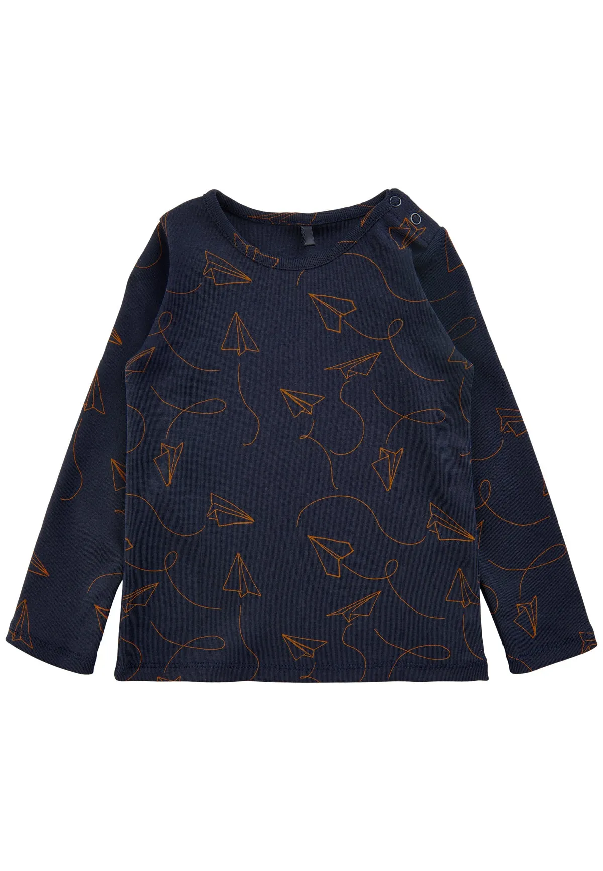 SGBella Baby L/S Tee w/Paper Plane - Night Sky