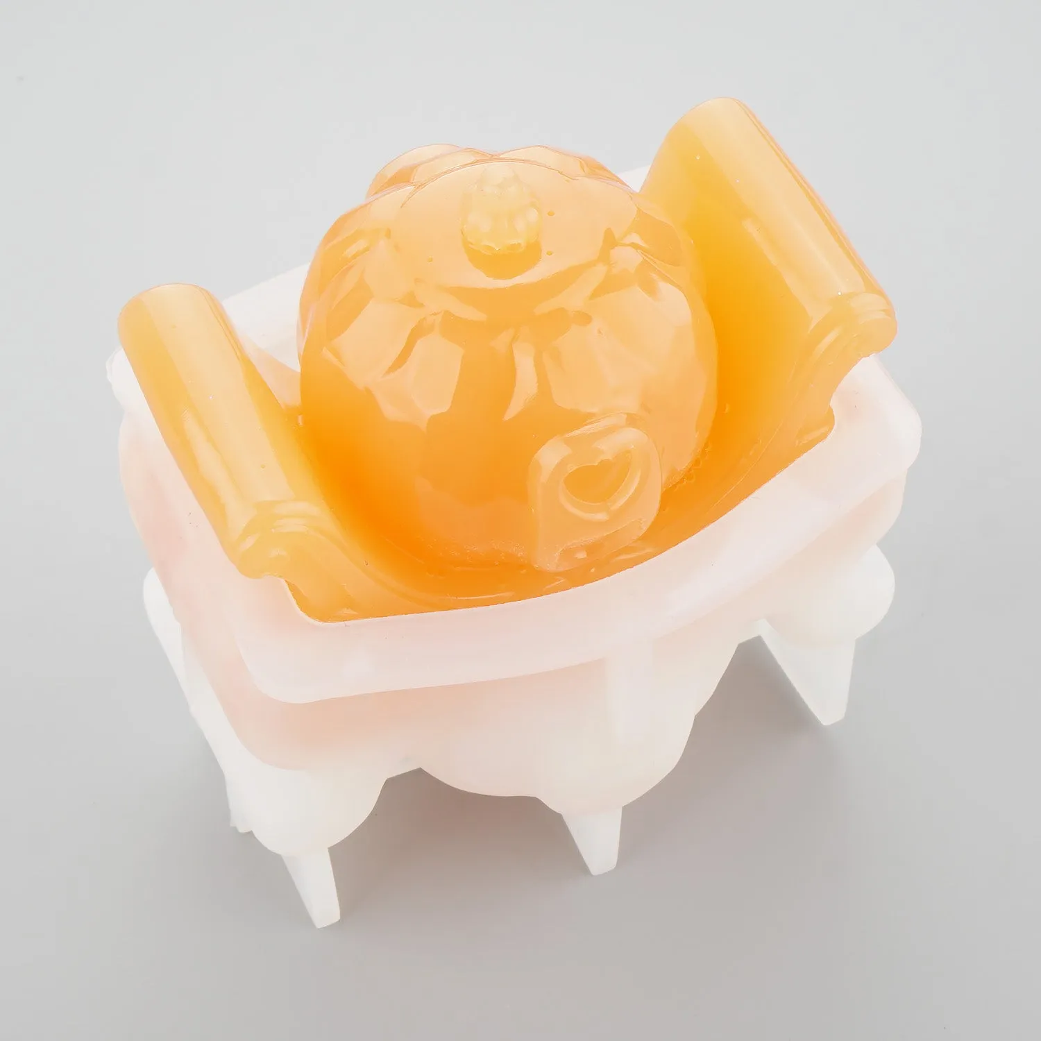 small 3D Pumpkin silicone mold for candy,chocolate, soap,halloween molds,halloween ghost molds