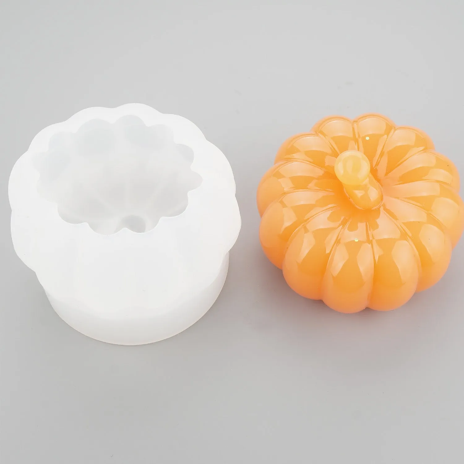 small 3D Pumpkin silicone mold for candy,chocolate, soap,halloween molds,halloween ghost molds