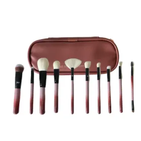 So Beauty Stuff "So Essentials" Luxury Vegan & Cruelty Free 10pc Everyday Makeup Brush Set - GIFT BOXED